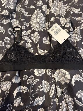 Popsi Lingerie Black Lace Triangle Bralette